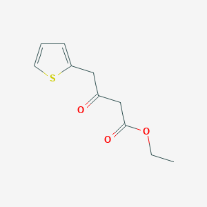 molecular formula C10H12O3S B3161077 Ethyl 3-oxo-4-(thiophen-2-yl)butanoate CAS No. 86728-40-7