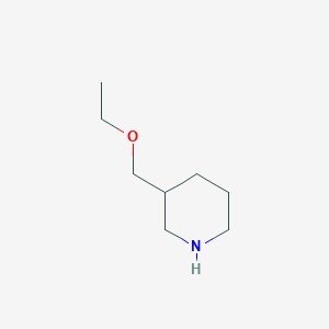 molecular formula C8H17NO B3161101 3-(Ethoxymethyl)piperidine CAS No. 868067-24-7
