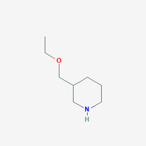 molecular formula C8H17NO B3161101 3-(乙氧甲基)哌啶 CAS No. 868067-24-7