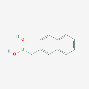 molecular formula C11H11BO2 B3161119 (Naphthalen-2-ylmethyl)boronic acid CAS No. 86819-98-9