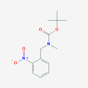 molecular formula C13H18N2O4 B3161185 Tert-butyl methyl(2-nitrobenzyl)carbamate CAS No. 868783-62-4