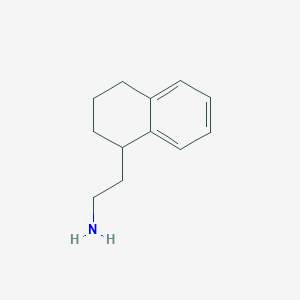 molecular formula C12H17N B3161217 1-Naphthaleneethanamine, 1,2,3,4-tetrahydro- CAS No. 86945-24-6