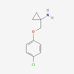 1-((4-Chlorophenoxy)methyl)cyclopropanamine
