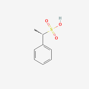 molecular formula C8H10O3S B3161232 (S)-1-苯乙磺酸 CAS No. 86963-38-4