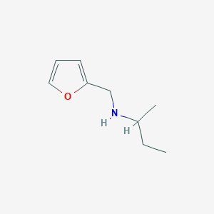 molecular formula C9H15NO B3161319 (Butan-2-yl)(furan-2-ylmethyl)amine CAS No. 869941-60-6