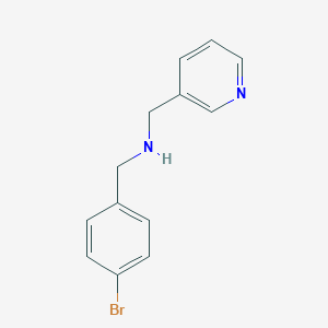 molecular formula C13H13BrN2 B316133 (4-溴苄基)-吡啶-3-甲基胺 CAS No. 510723-60-1