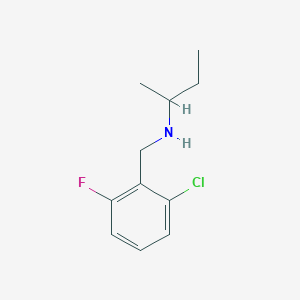 (Butan-2-yl)[(2-chloro-6-fluorophenyl)methyl]amine