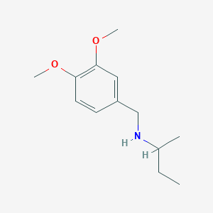(Butan-2-yl)[(3,4-dimethoxyphenyl)methyl]amine