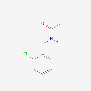 molecular formula C10H10ClNO B3161486 N-[(2-chlorophenyl)methyl]prop-2-enamide CAS No. 870294-16-9