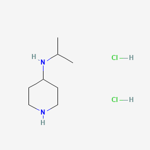 molecular formula C8H20Cl2N2 B3161490 N-Isopropylpiperidine-4-amine dihydrochloride CAS No. 870301-32-9