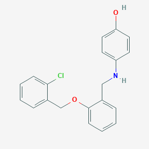 4-({2-[(2-Chlorobenzyl)oxy]benzyl}amino)phenol