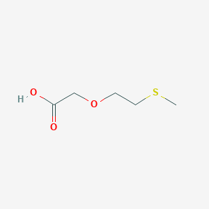 molecular formula C5H10O3S B3161509 2-(2-(Methylthio)ethoxy)acetic acid CAS No. 870561-93-6