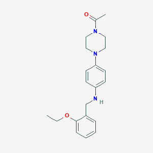 N-[4-(4-acetyl-1-piperazinyl)phenyl]-N-(2-ethoxybenzyl)amine