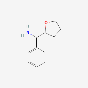 molecular formula C11H15NO B3161554 氧杂环-2-基(苯基)甲胺 CAS No. 870849-11-9