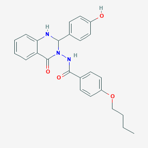 molecular formula C25H25N3O4 B3161580 Quin-C7 CAS No. 871100-12-8