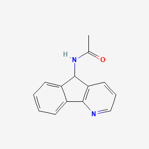 molecular formula C14H12N2O B3161628 N-(5H-indeno[1,2-b]pyridin-5-yl)acetamide CAS No. 87165-97-7