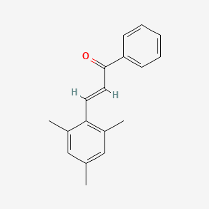 molecular formula C18H18O B3161629 (2E)-3-mesityl-1-phenylprop-2-en-1-one CAS No. 87172-18-7