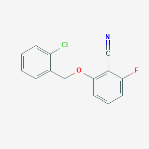 2-(2-Chlorobenzyloxy)-6-fluorobenzonitrile