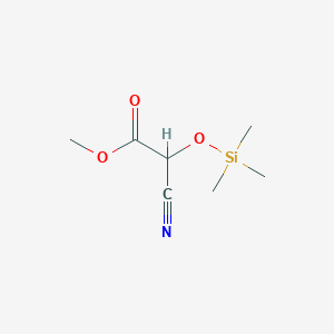 molecular formula C7H13NO3Si B3161675 Methyl 2-cyano-2-[(trimethylsilyl)oxy]acetate CAS No. 87223-69-6