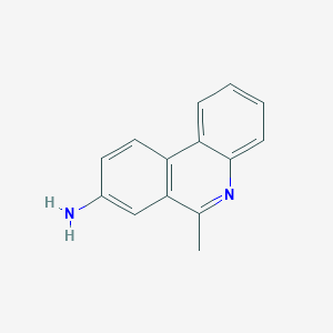 molecular formula C14H12N2 B3161764 6-Methylphenanthridin-8-amine CAS No. 872828-93-8