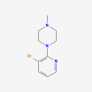 molecular formula C10H14BrN3 B3161872 1-(3-溴吡啶-2-基)-4-甲基哌嗪 CAS No. 87394-59-0