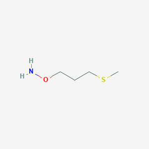 molecular formula C4H11NOS B3161881 O-(3-Methylsulfanyl-propyl)-hydroxylamine CAS No. 874100-58-0