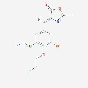 4-(3-bromo-4-butoxy-5-ethoxybenzylidene)-2-methyl-1,3-oxazol-5(4H)-one