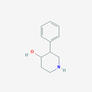 molecular formula C11H15NO B3161911 4-Piperidinol, 3-phenyl- CAS No. 874361-13-4