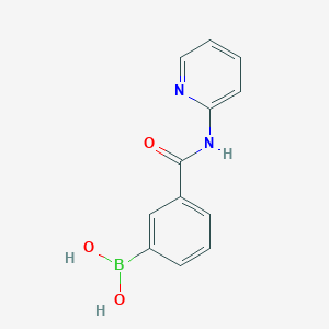 molecular formula C12H11BN2O3 B3161930 3-(2-Pyridylcarbamoyl)benzeneboronic acid CAS No. 874459-98-0