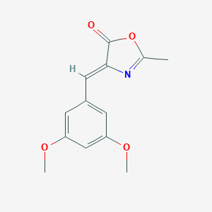 molecular formula C13H13NO4 B316195 4-(3,5-dimethoxybenzylidene)-2-methyl-1,3-oxazol-5(4H)-one 