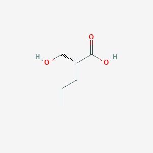 molecular formula C6H12O3 B3162047 (R)-2-Hydroxymethyl-pentanoic acid CAS No. 875125-87-4