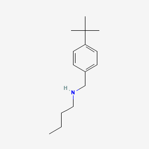 molecular formula C15H25N B3162069 N-[4-(Tert-butyl)benzyl]-1-butanamine CAS No. 875305-74-1