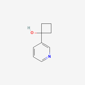 molecular formula C9H11NO B3162084 1-(3-吡啶基)环丁醇 CAS No. 87549-96-0