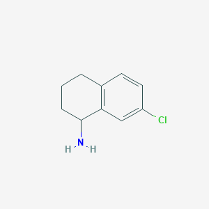 molecular formula C10H12ClN B3162086 7-氯-1,2,3,4-四氢萘-1-胺 CAS No. 875755-36-5
