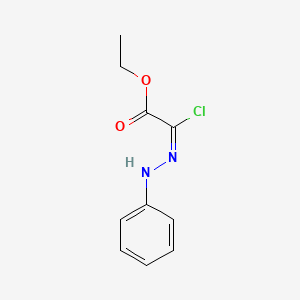 molecular formula C10H11ClN2O2 B3162095 ethyl (2E)-chloro(phenylhydrazono)acetate CAS No. 875800-25-2
