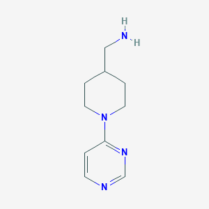 [1-(Pyrimidin-4-yl)piperidin-4-yl]methanamine