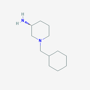molecular formula C12H24N2 B3162136 (R)-1-(cyclohexylmethyl)piperidin-3-amine CAS No. 876159-95-4