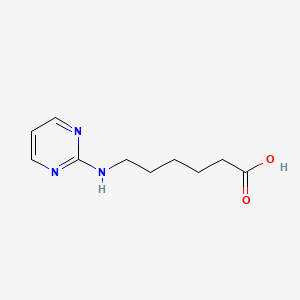 molecular formula C10H15N3O2 B3162163 6-(Pyrimidin-2-ylamino)hexanoic acid CAS No. 876504-53-9