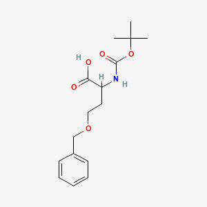 molecular formula C16H23NO5 B3162190 Boc-DL-hse(bzl)-oh CAS No. 876617-13-9