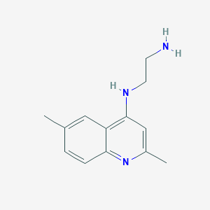 N-(2-aminoethyl)-2,6-dimethylquinolin-4-amine