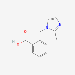 molecular formula C12H12N2O2 B3162244 2-(2-Methyl-imidazol-1-ylmethyl)-benzoic acid CAS No. 876717-95-2