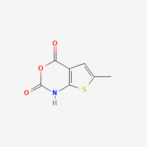 molecular formula C7H5NO3S B3162305 6-甲基-2H-噻吩并[2,3-d][1,3]恶嗪-2,4(1H)-二酮 CAS No. 877142-62-6