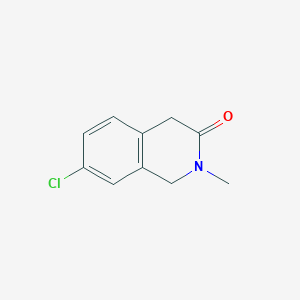 molecular formula C10H10ClNO B3162327 7-氯-2-甲基-1,2-二氢异喹啉-3(4H)-酮 CAS No. 877265-15-1