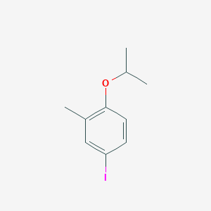 molecular formula C10H13IO B3162349 4-Iodo-1-isopropoxy-2-methylbenzene CAS No. 877603-52-6