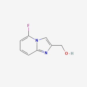 molecular formula C8H7FN2O B3162413 (5-Fluoroimidazo[1,2-a]pyridin-2-yl)methanol CAS No. 878197-92-3