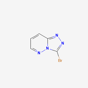 molecular formula C5H3BrN4 B3162416 3-Bromo-[1,2,4]triazolo[4,3-b]pyridazine CAS No. 87841-08-5