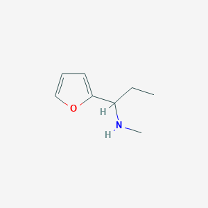molecular formula C8H13NO B3162443 (1-Furan-2-yl-propyl)-methyl-amine CAS No. 878441-50-0