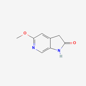 molecular formula C8H8N2O2 B3162447 5-Methoxy-1H-pyrrolo[2,3-C]pyridin-2(3H)-one CAS No. 878483-98-8