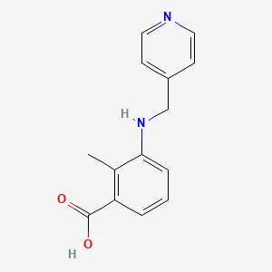 molecular formula C14H14N2O2 B3162504 2-Methyl-3-[(pyridin-4-ylmethyl)-amino]-benzoic acid CAS No. 878714-35-3