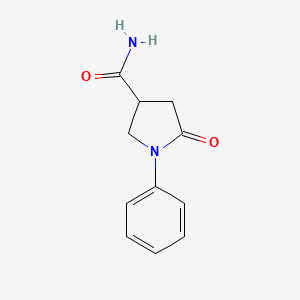 5-Oxo-1-phenylpyrrolidine-3-carboxamide